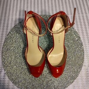 Ivanka Trump Open toe heel, 7.5, Red